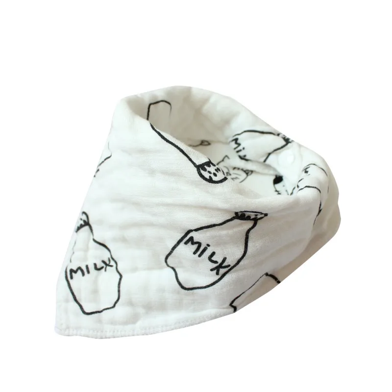 

8 Layers Baby Kids Soft Cotton Gauze Bib Towel born Saliva Scarf Burp Cloths est