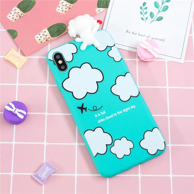 3D мультфильм панда телефон с единорогом чехол для iPhone 11 Pro X XR XS Max Мягкий ТПУ