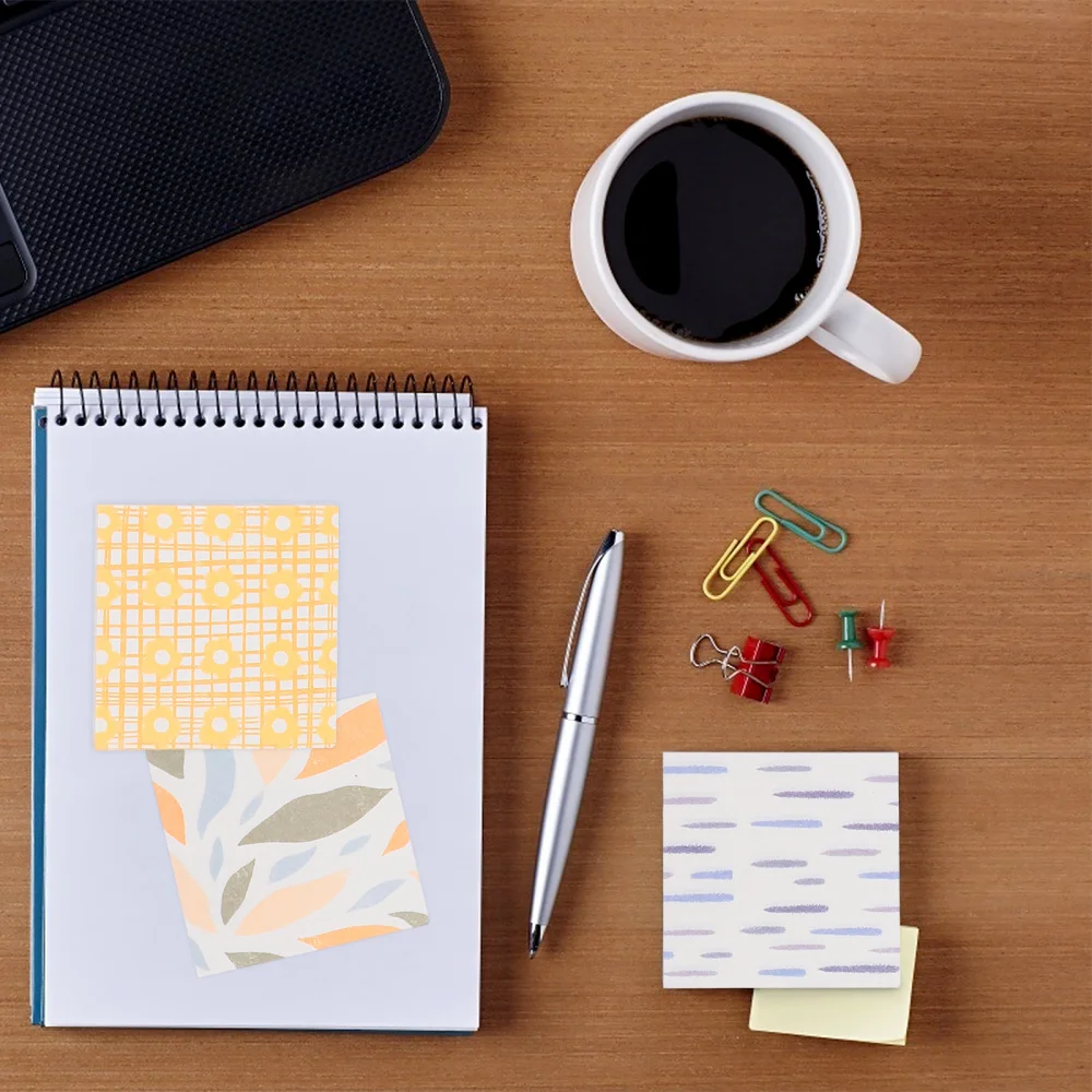 

1 Box Simple Note Hand Account Decorative Paper Box Note Backing Paper