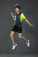 2021men women polyester badminton tshirt shorts quick dry volleyball training wear suit tennis tabletennis jogging sportwear
