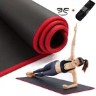 15 мм окантовка утолщенный нескользящий коврик для фитнеса высокая плотность искусственный тренажерный зал домашний фитнес-тренажер Пилатес гимнастика