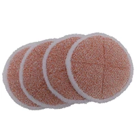 4 packs heavy scrub mop pads replacement for bissell spinwave 2039a 2124 powered hard floor mop