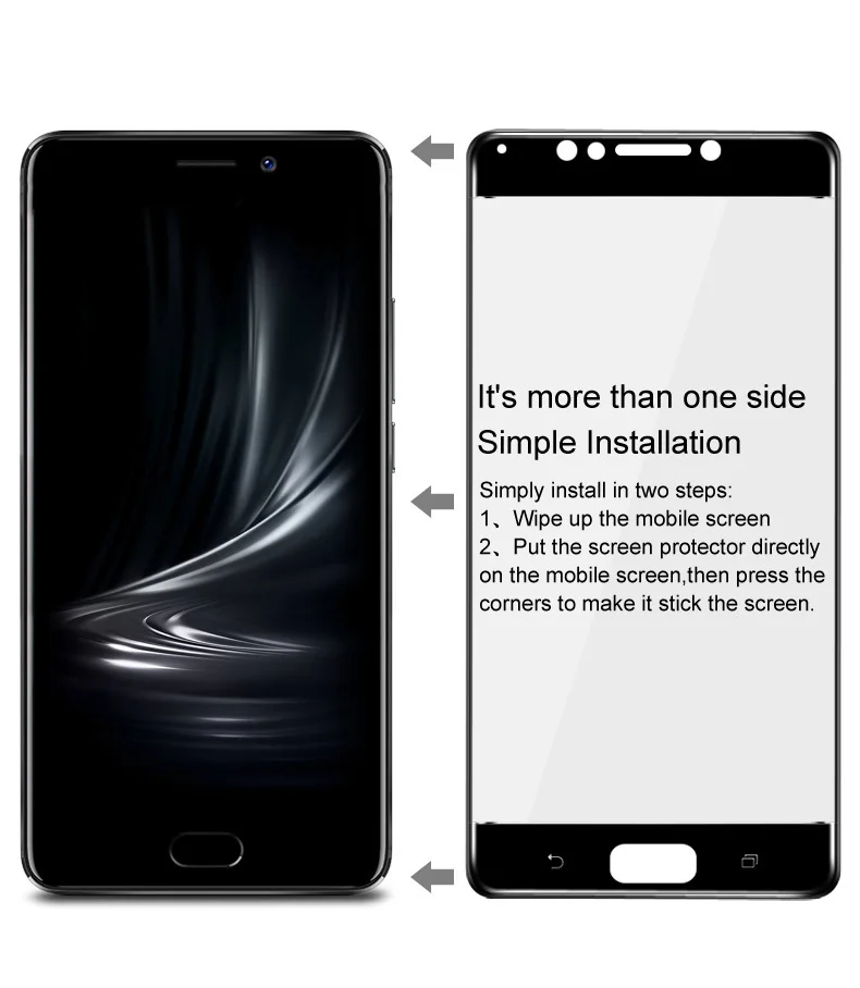 

IMAK for Asus ZenFone 4 Max ZC520KL Glass for Asus zenfone 4 Max ZC520KL Screen Protector 9H Full Cover Tempered Glass