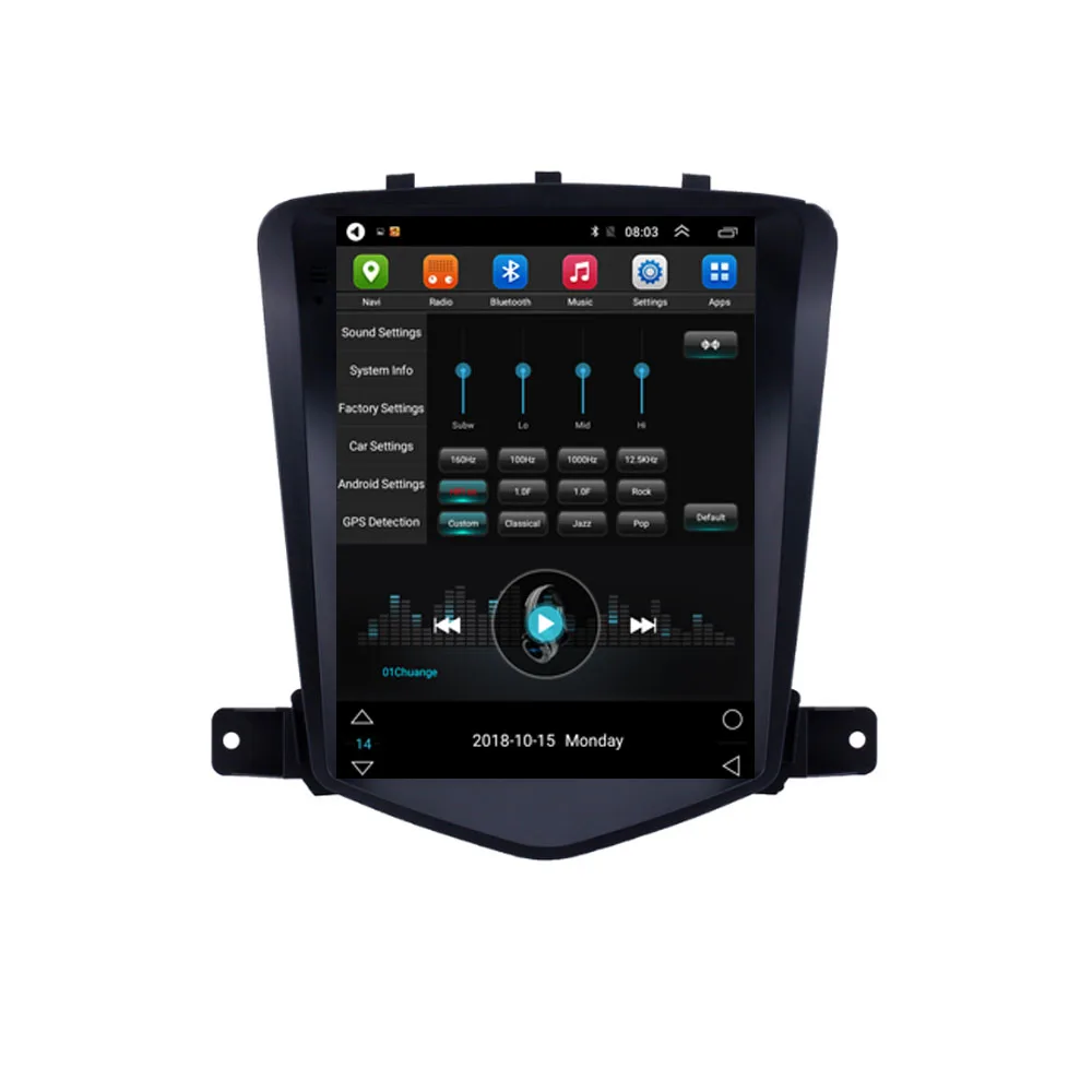 4G LTE Android 9 для Chevrolet cruze 2008-2013 мультимедийный стереопроигрыватель Tesla type