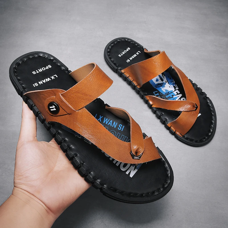 

Sandale Ete Homme Beach Flip Flops Sandals Shoes Men Sandalet Erkek Male Summer Vietnam Sandalias For Man Roman