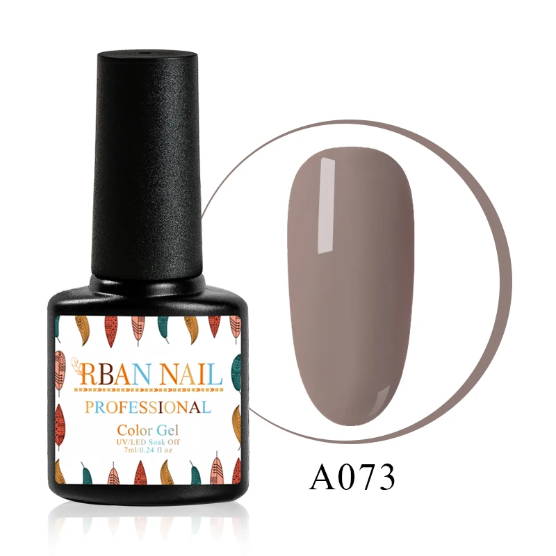 RBAN NAIL Naked Коричневая серия Гель-лак для ногтей 7 мл отмачиваемый осенний зимний лак для ногтей Полупостоянный лак для ногтей УФ-гель - Цвет: HHM30073
