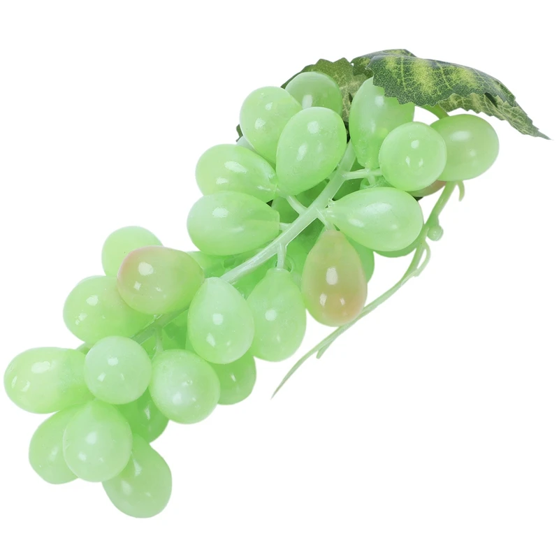 Artificial Plastic Fruit Grapes Cluster Home Office Decoration Green | Дом и сад