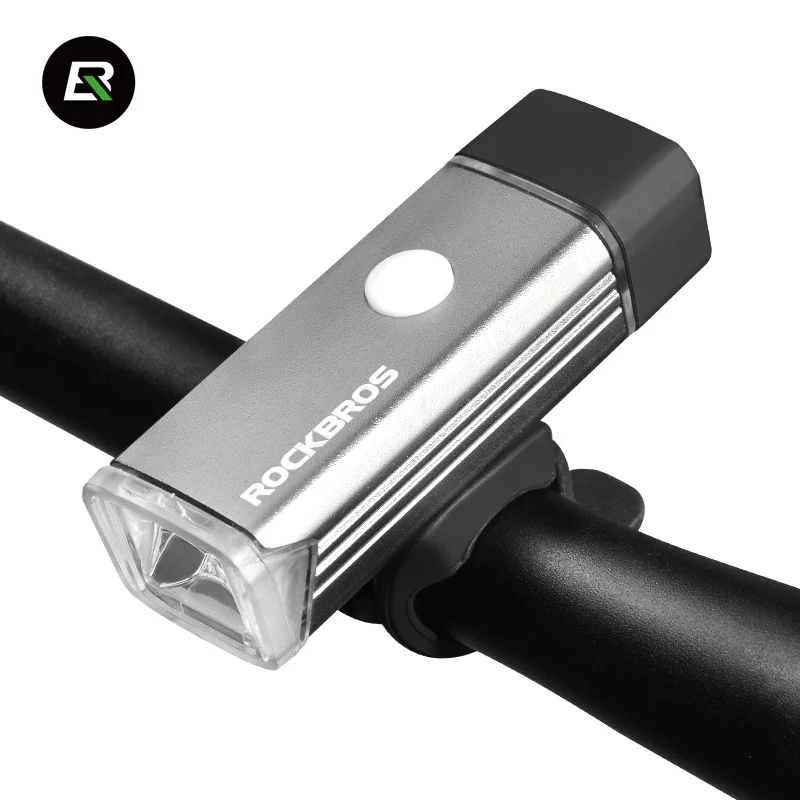 ROCKBROS USB Rechargeable Bicycle Front Light Waterproof MTB Road Bike Flashlight Headlight Lamp Cycling Accessories | Спорт и
