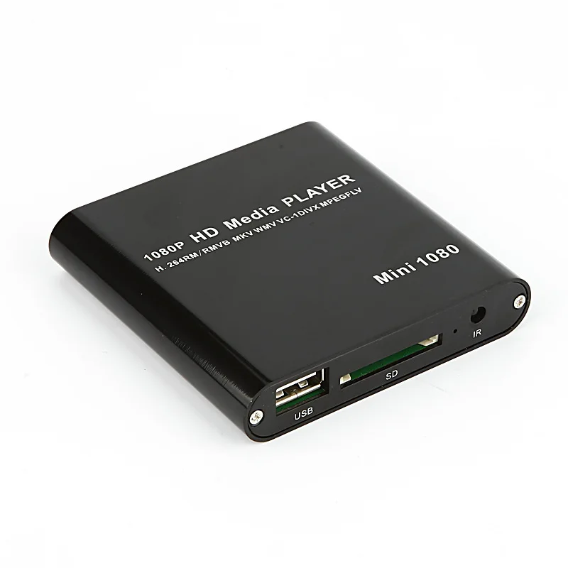1080P USB внешний медиаплеер с SD медиаприставкой Поддержка MKV H.264 RMVB WMV HDD Player