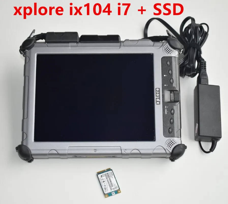 Автомобильный диагностический ноутбук xplore ix104 c5 tablet ( i7) компьютер с ssd