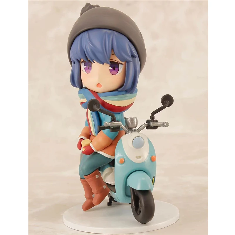 Swaying Camping Shima Rin Q Version Figure Model Anime Toys Gift Action Modification PVC Cartoon | Игрушки и хобби