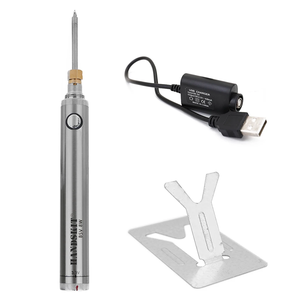 

Портативный мини-паяльник с беспроводной зарядкой, Электрический паяльник с наконечником паяльника, сварочные инструменты USB