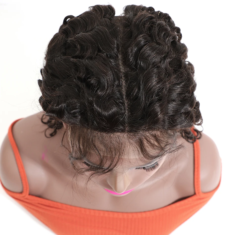 Бразильские волосы mobot 6x6 кружевные с детскими волосами глубокая волна пряди