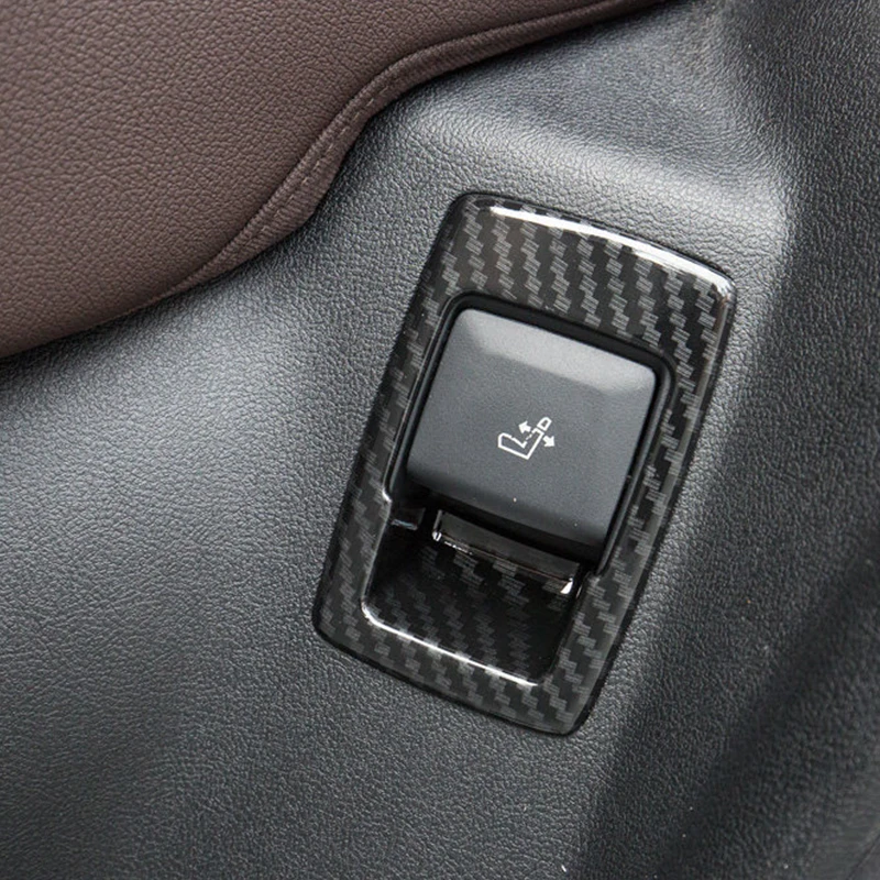 

Матовое/углеродное волокно ABS для BMW X3 G01 X4 G02 2018 2019, чехол переключателя регулировки на заднее сиденье автомобиля, аксессуары для отделки, Ста...