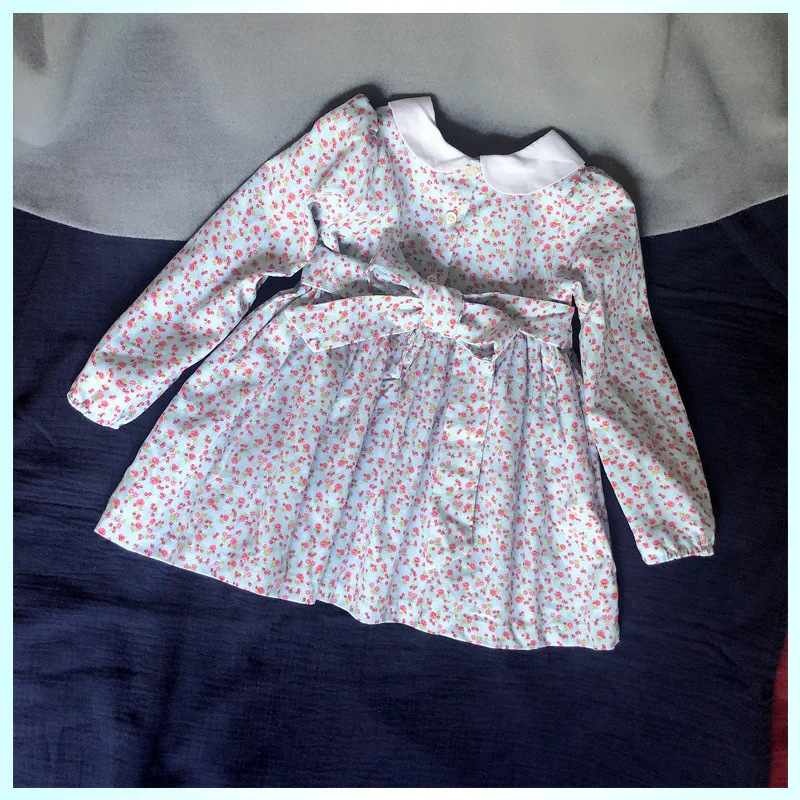 2019 г. платье для малышей Женский со сборками осенние платья принцессы с длинными