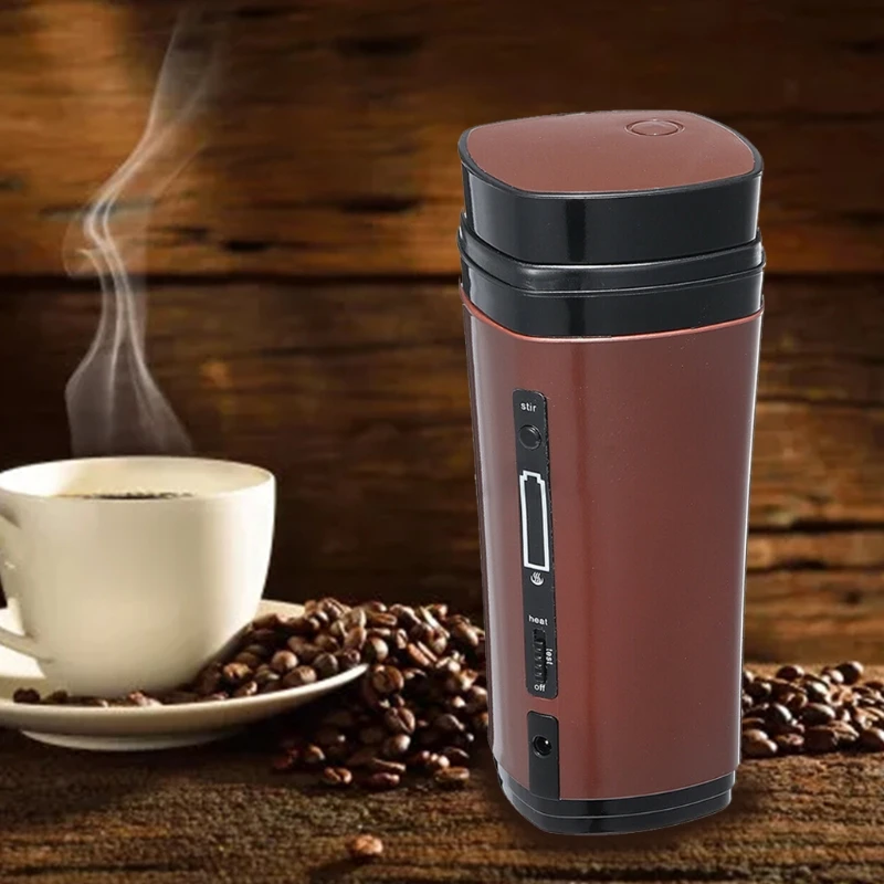 

Automatic Stirring Coffee Cup USB Rechargeable Heating Insulation Cup Self Auto Mix Mug Warmer Bottle Kitchen Appliances