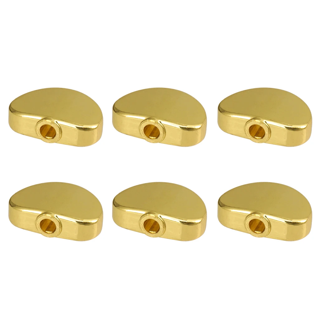 6 Pcs Gold Metal Guitar Tuning Pegs Buttons Machine Heads Knobs with Screws Kit for Acoustic Electric Guitars | Спорт и развлечения