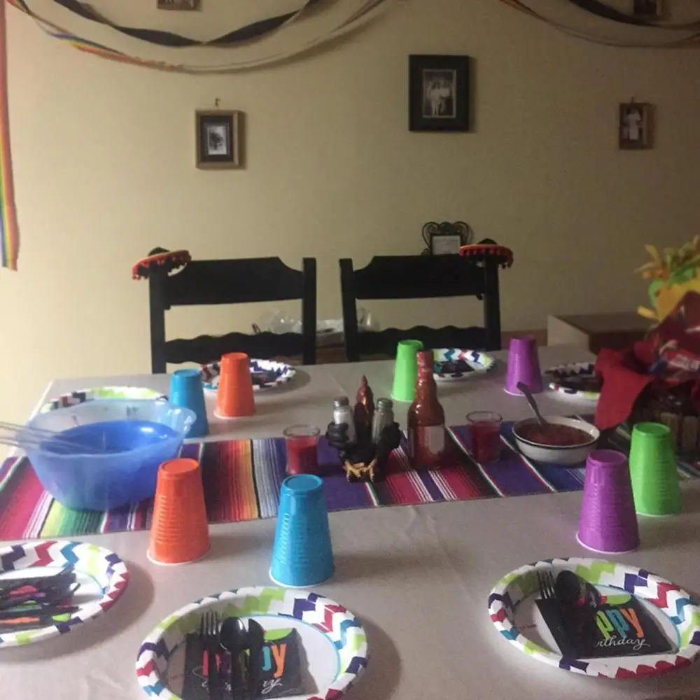 Скатерть из хлопковой ткани в 4 цветах скатерть для вечеринки или свадьбы