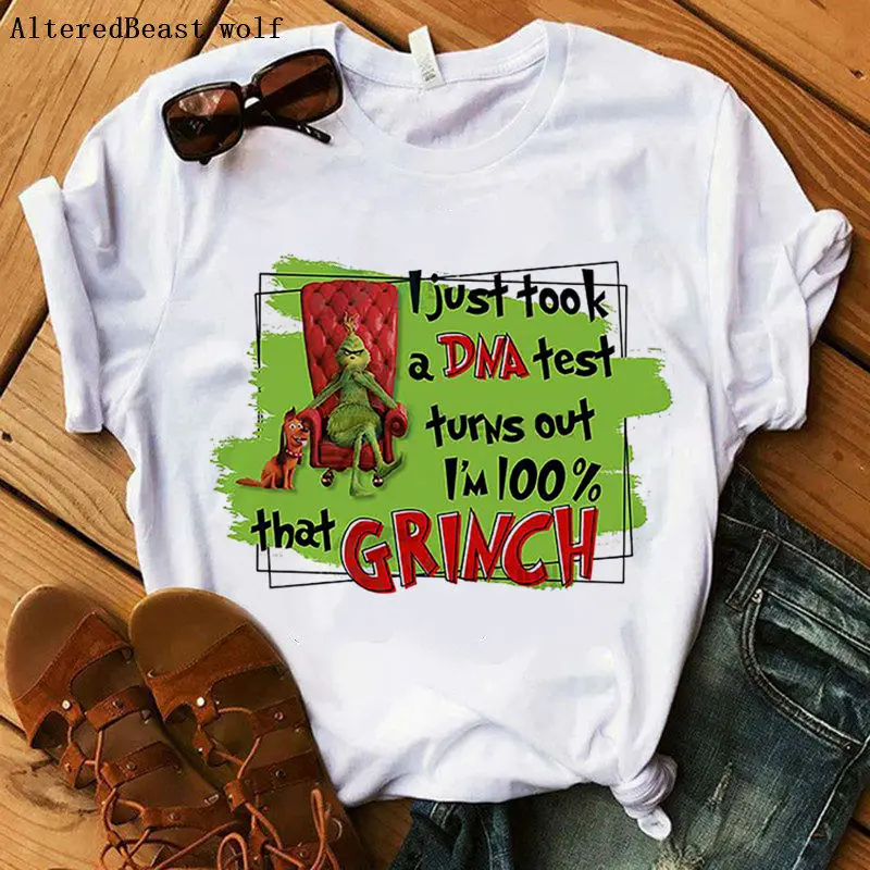 as picture Drink Up Grinches новогодние майки для женщин, подарок, слоган, красные, модные, гранж, вечерние, стильные, эстетические, Забавные футболки, цитата, готика, футболки - Цвет: as picture