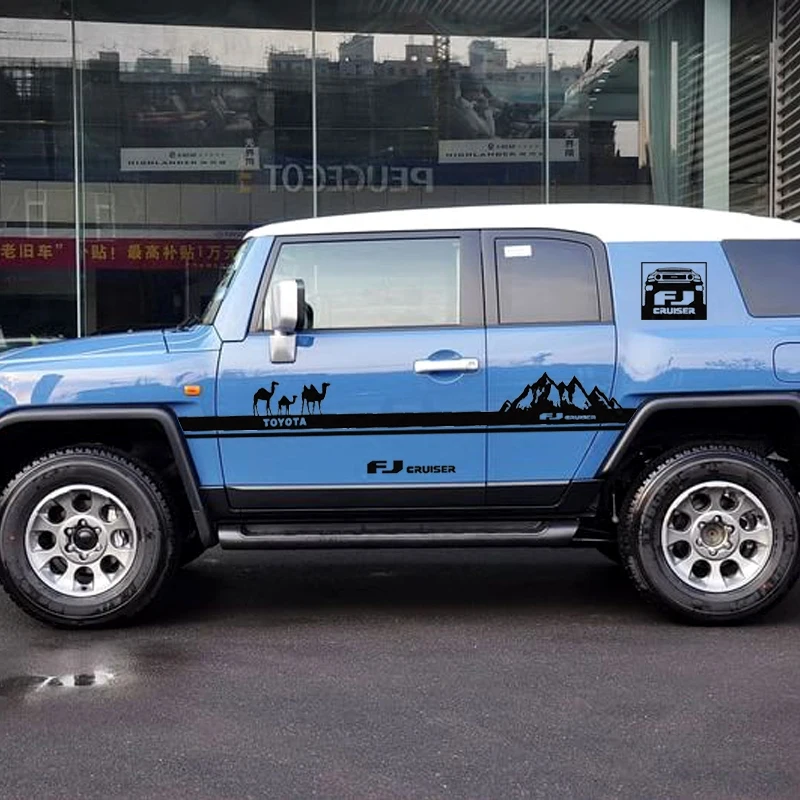 Lsrtw2017 кузова автомобиля Стикеры для Toyota FJ Cruiser 2007 2008 2009 2010 2011 2012 2013 аксессуары