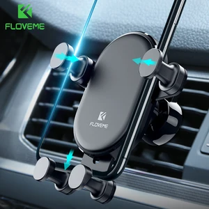 floveme gravity car phone holder for iphone12 11 max xr air vent mount car holder for samsung s9 oppo phone stand telefon tutucu free global shipping