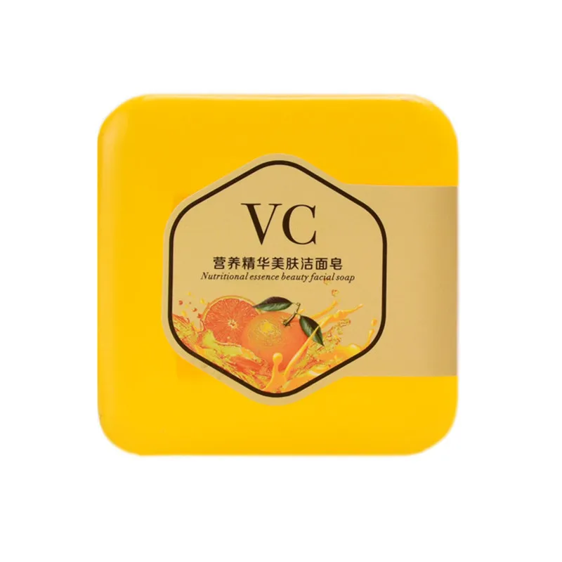 

1pc Fruit Soap Natural Plants Vc Essential Oil Charcoal Moisturizing Hydrating Exfoliating Hand Washing Cleansing Soap Bath Soap