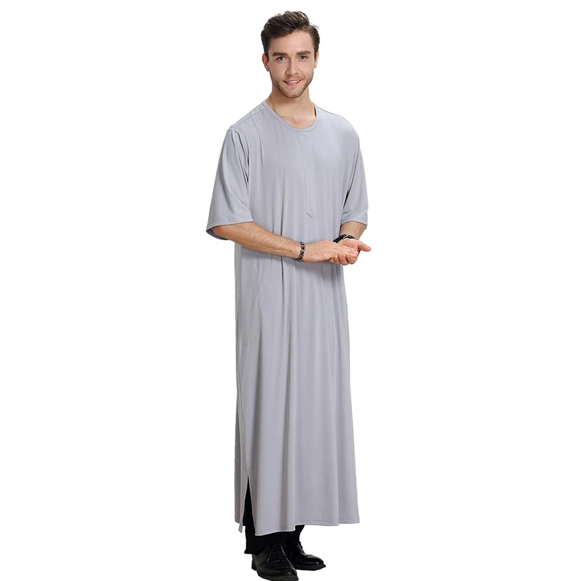 Мусульманская мусульманская одежда для мужчин арабский длинный халат Курта Тауб