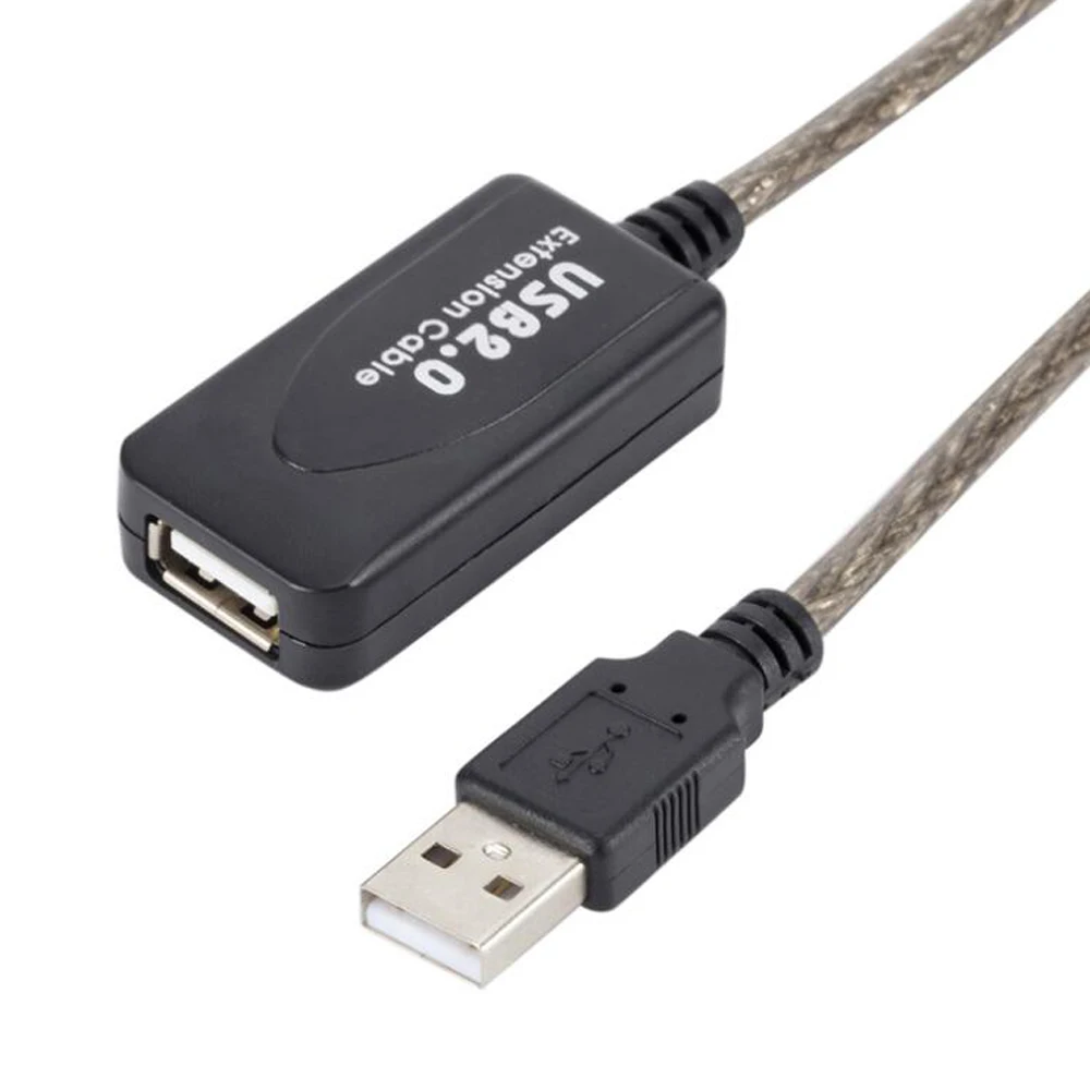 3 м 5 10 15 20 25 30 USB 2 0 Удлинительный кабель штекер-гнездо Активный ретранслятор