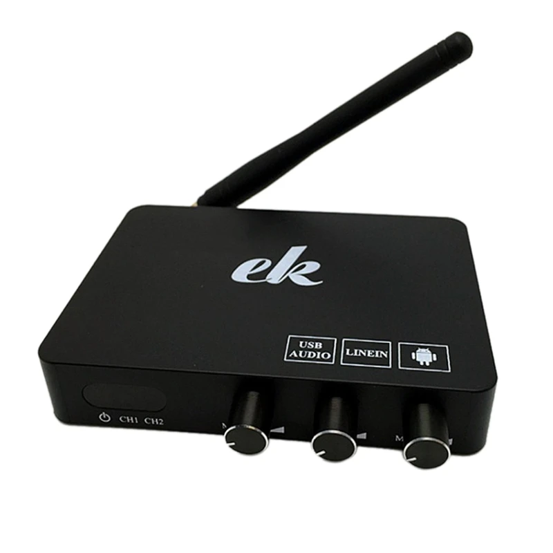 K2 беспроводной микрофон караоке плеер Домашний эхо смеситель система цифровой