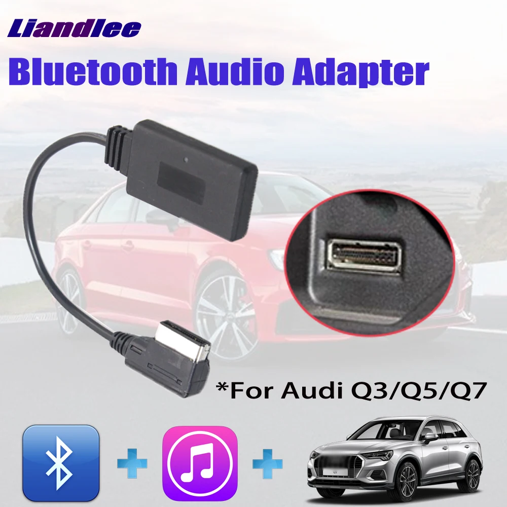 Беспроводной автомобильный музыкальный кабель Bluetooth для Audi Q3/Q5/Q7 2009 2018 AMI/MMI/MDI Socket