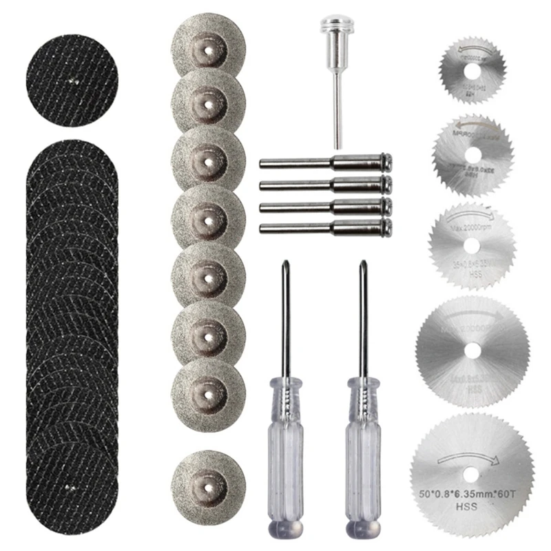 

Metal Circular Saw Blade Cutting Discs Handheld Cutting Wheels for Rotary Tool Complete Tools Set for Carpenters Work