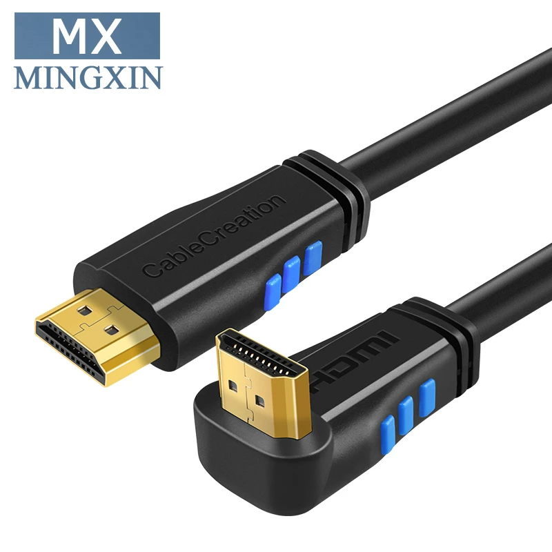 Кабель HDMI 90 градусов прыгающий под углом 270 4K 2 0 кабель с позолоченным разъемом