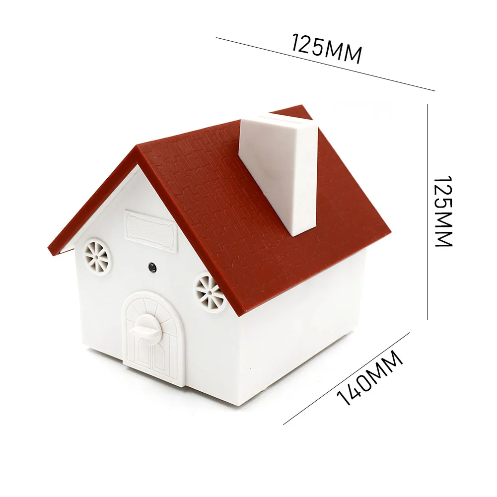 

House Shaped Pet Bark Stopper Adjustable Puppy Repeller Ultrasonic Barking Control Outdoor Anti Barking Deterrents Dog Training