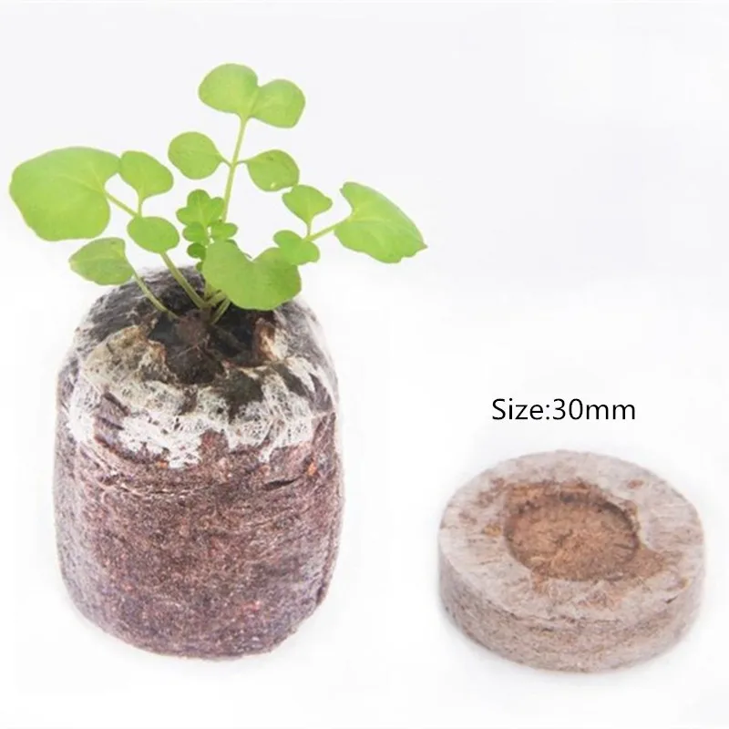 

10pcs Seedling Soil Block Compressed Block Gardening Tool Potted Plant Seed Nursery Pot Nutritional Soil Peat Pellets