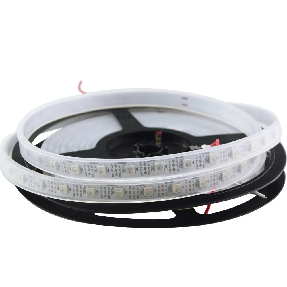 Новейшая Волшебная разноцветная Светодиодная лента RGB 5050 SMD WS2812