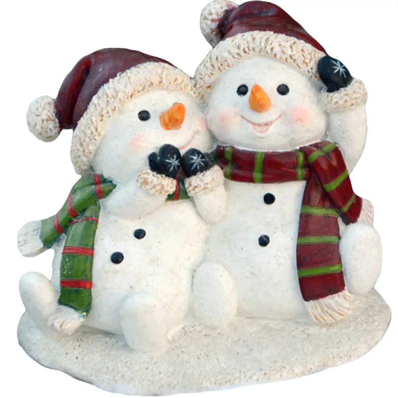 Творческие рождественские украшения аксессуары для домашнего декора снеговика