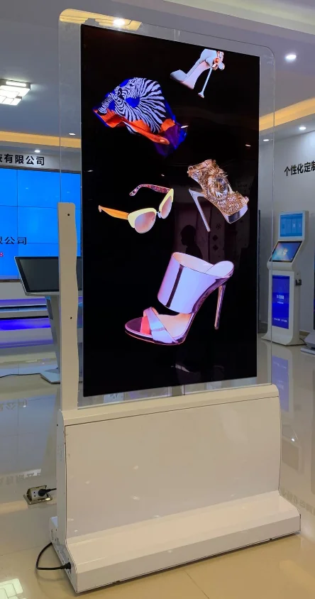 55 &quotдюймовый двухсторонний рекламный oled дисплей FHD цифровой вывеска для