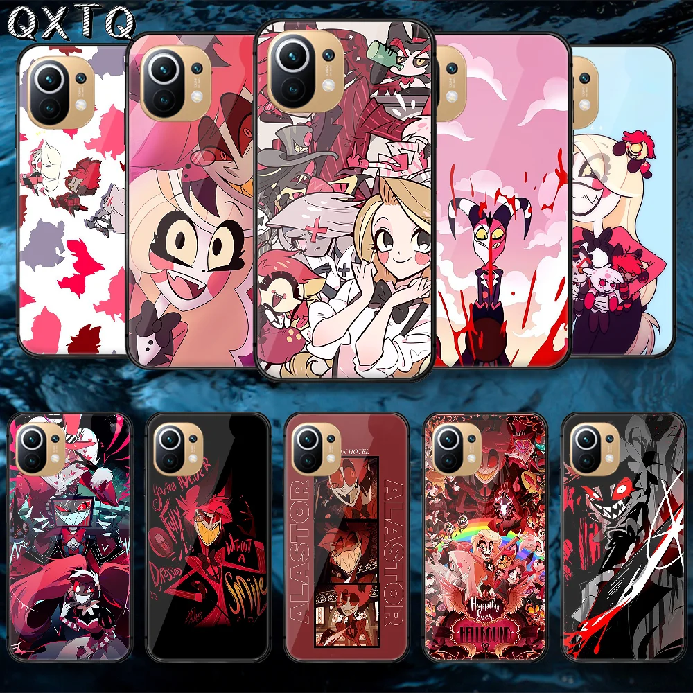 

Hazbin Cartoon Hotels Alastor Tempered Glass Phone Case Cover For Xiaomi Mi Poco F2 F3 X3 Nfc A3 8 9 10 11 T Pro Lite Ultra Tpu