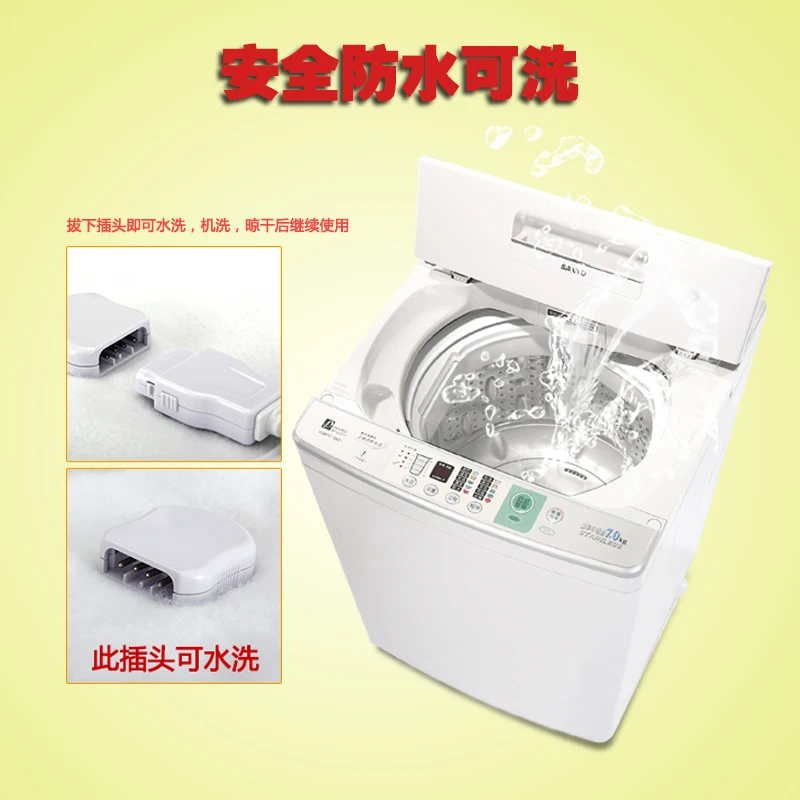 150x75 см электрическое одеяло для безопасности толще одиночное/двойное управление