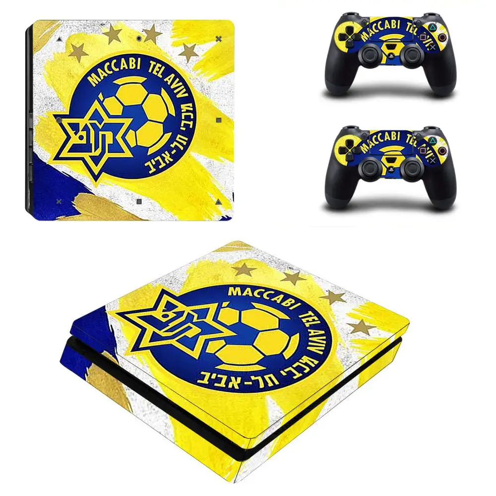 Стикер Maccabi для тонкой кожи Виниловая наклейка консоли Sony Playstation 4 и контроллеров