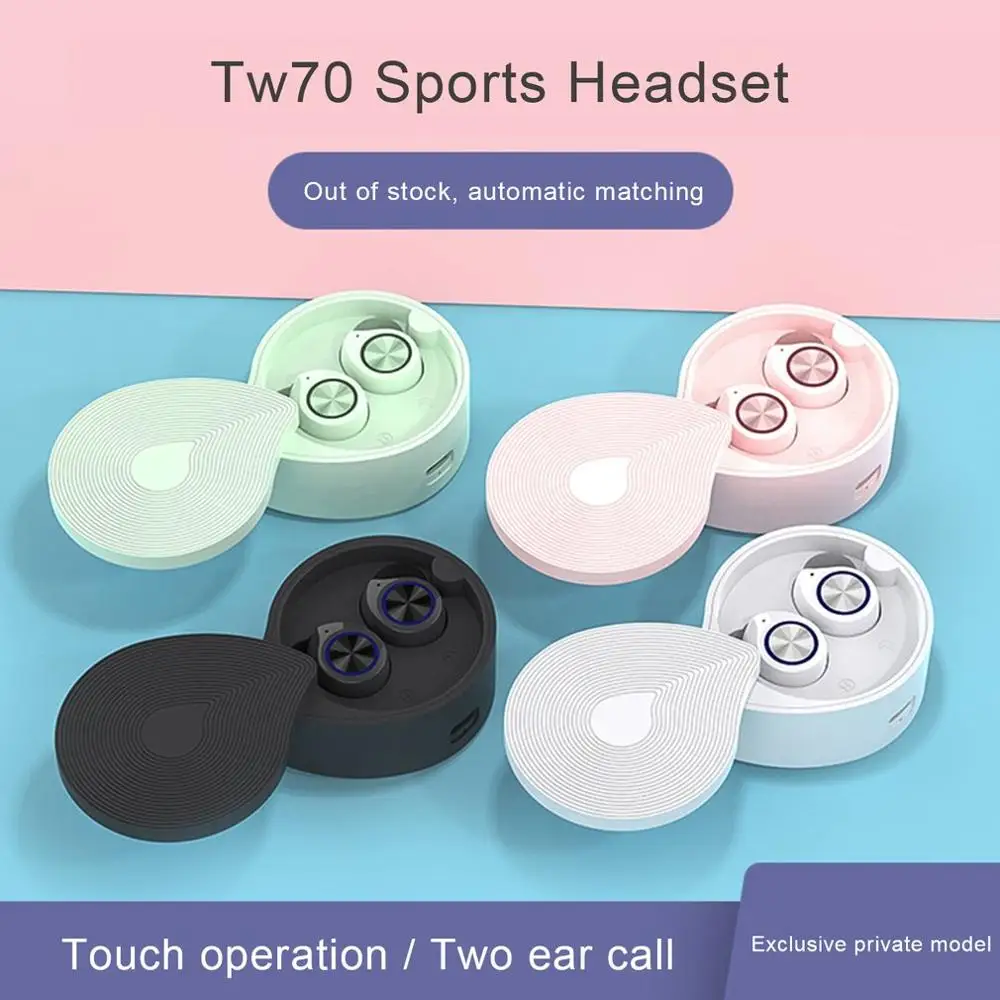 TW10 Беспроводные наушники с зарядной станцией 5 0 стерео бас вкладыши гарнитура