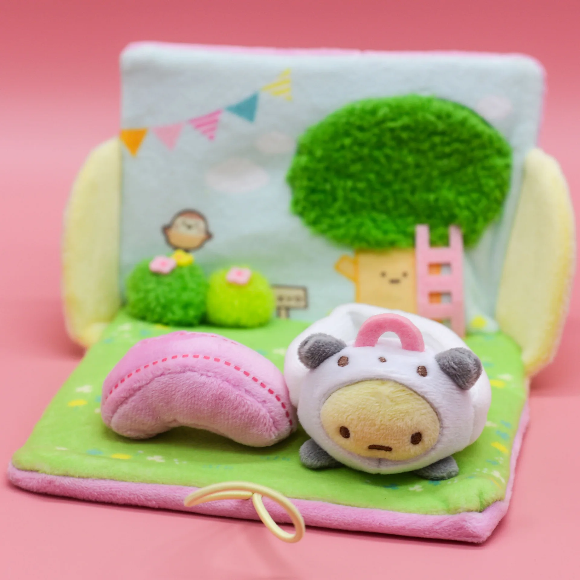6 шт./компл. Kawaii San-X Сумико гураши угловой био перевернутый к Панде японский аниме плюшевая игрушка чучела Животные Кукла кулон девушка подарок