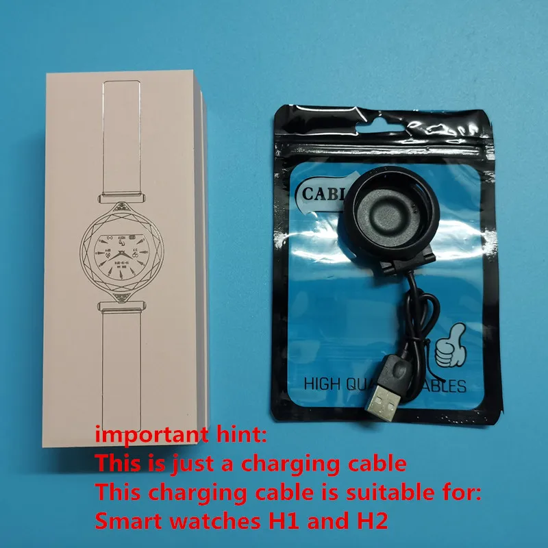 100% Оригинальный зарядный кабель Зарядная база подходит для смарт часов H1 и