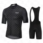 Новинка 2021, комплект летней велосипедной майки Ralvpha, дышащая командная гоночная Спортивная велосипедная майка, Мужская одежда для велоспорта, короткая велосипедная майка