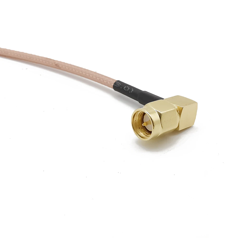 Разъем для кабеля SMA папа антенна Wi Fi RG316 50 Ом двойной экран прямоугольный разъем