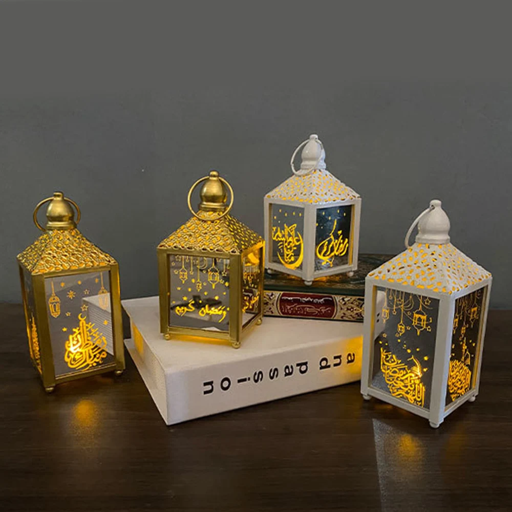 

Светодиодный висячий Фонари ветер фонари висячий Декор для дома ИД Мубарак исламский мусульманский вечерние Декор Ид аль-Адха Рамадан Пода...