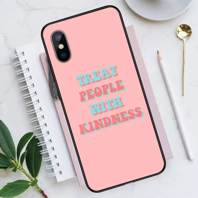 

Harry Styles Treat people with kindness Phone Case for iPhone 11 12 pro XS MAX 8 7 6 6S Plus X 5S SE 2020 XR funda coque