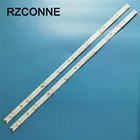 2 шт.компл. 632 мм * 17 мм 9 светодиодный ных ламп с подсветкой, светодиодные ленты с оптической линзой, для 32-дюймового телевизора, ЖК-монитора