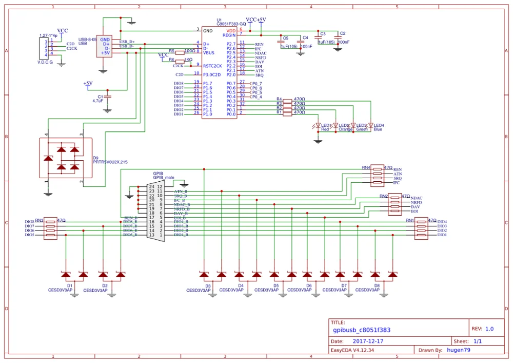 GPIB к USB /USB разъем/GPIB преобразования / GPIB-USBCDC совместимый Prologix IEEE-488 инструмент