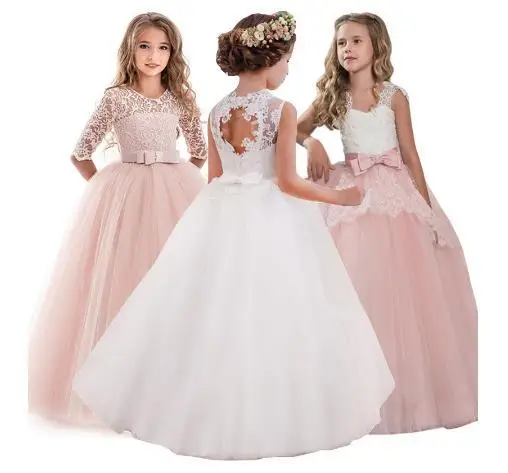 Детские вечерние платья элегантное платье принцессы для девочек лето 2019 костюм